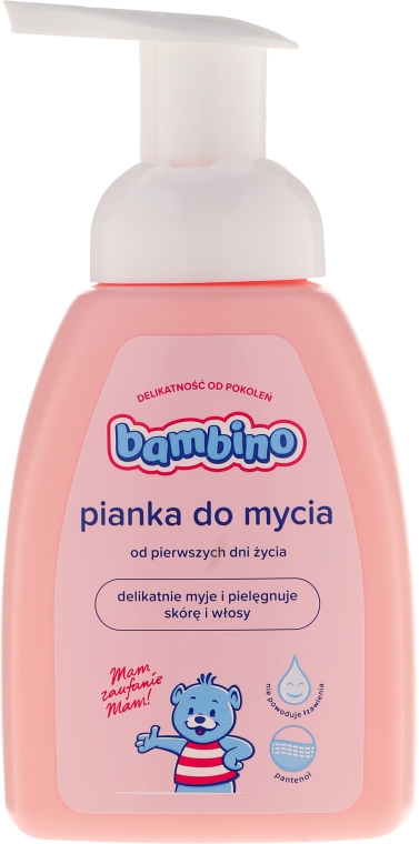 pianka do mycia twarzy dla dzieci