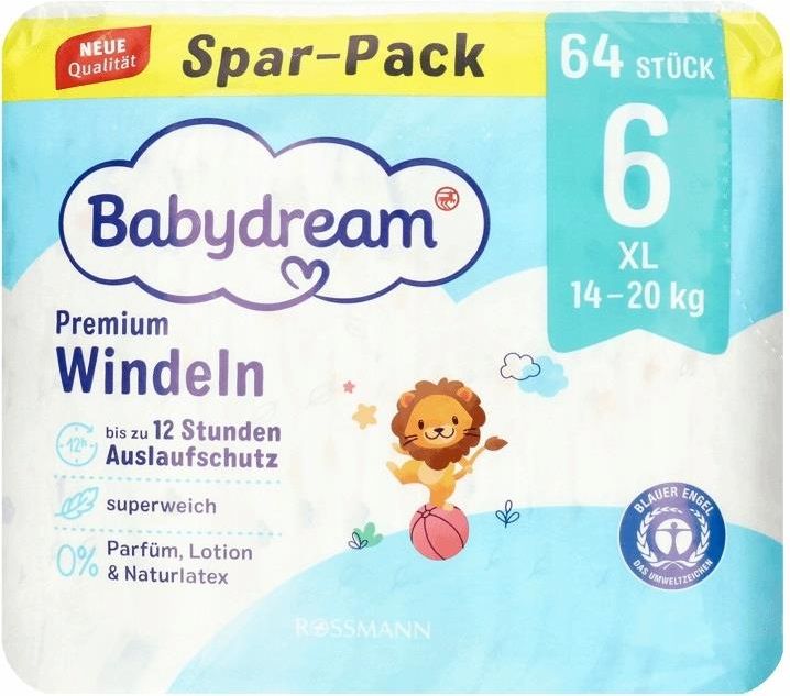 pieluchi jednorazowe baby dream newborn