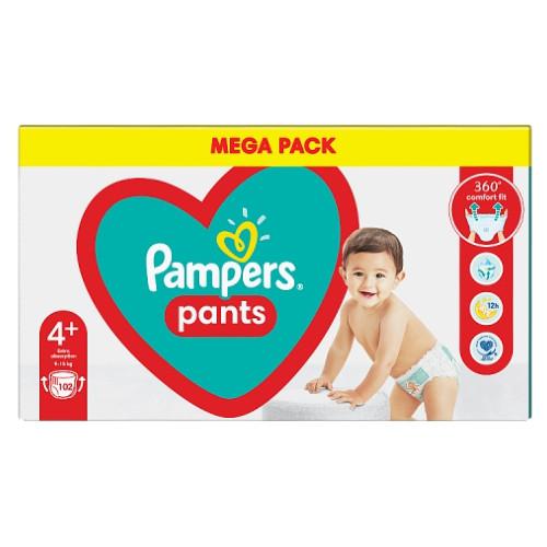 pieluchomajtki pampers 4+ czy 5