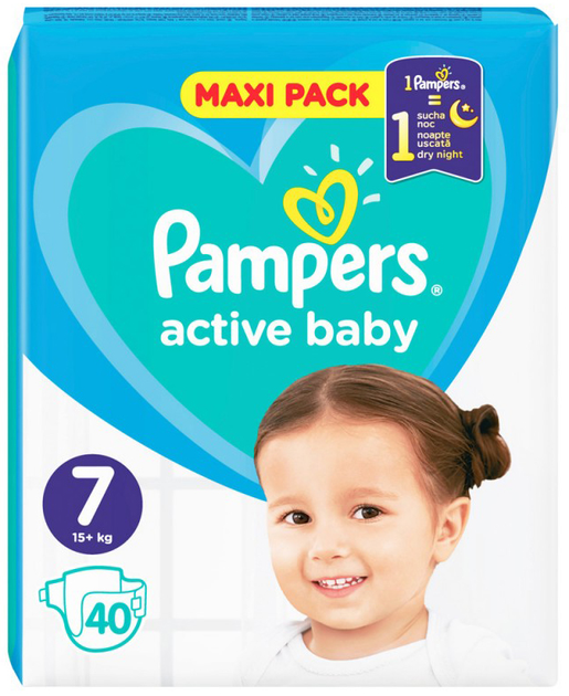 pieluchomajtki pampers 7 40 sztuk