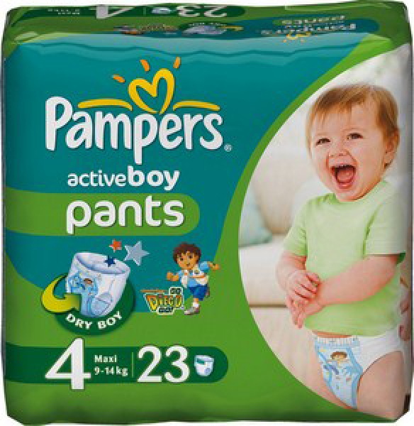 pieluchomajtki pampers activ