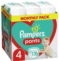 pieluchomajtki pampers pants 5 12-17 kg miesięczny zapas 152