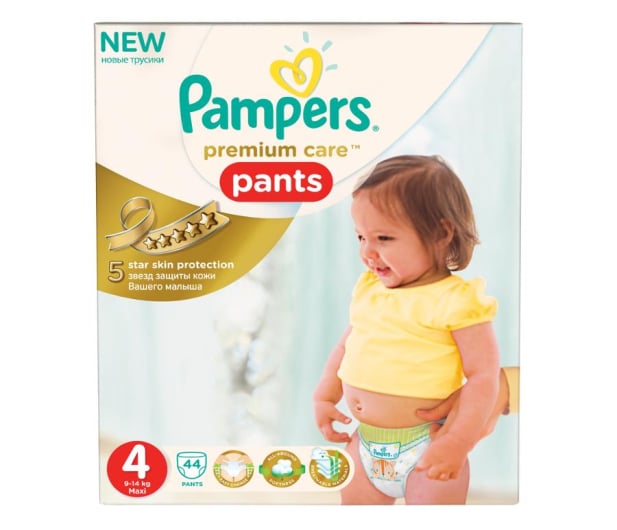 pieluchomajtki pampers premium care pants 44 szt