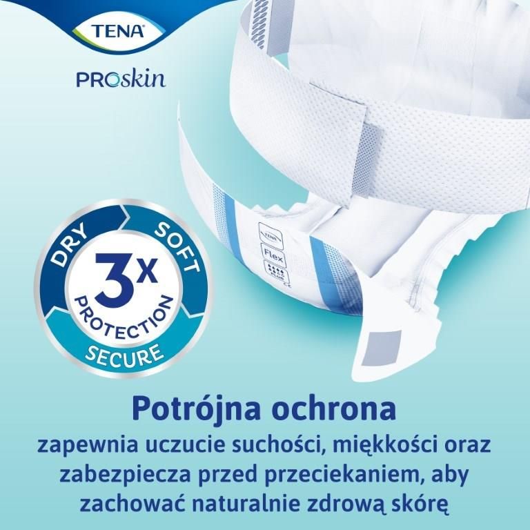 pieluchomajtki tena flex proskin super medium 71-102cm 30 sztuk