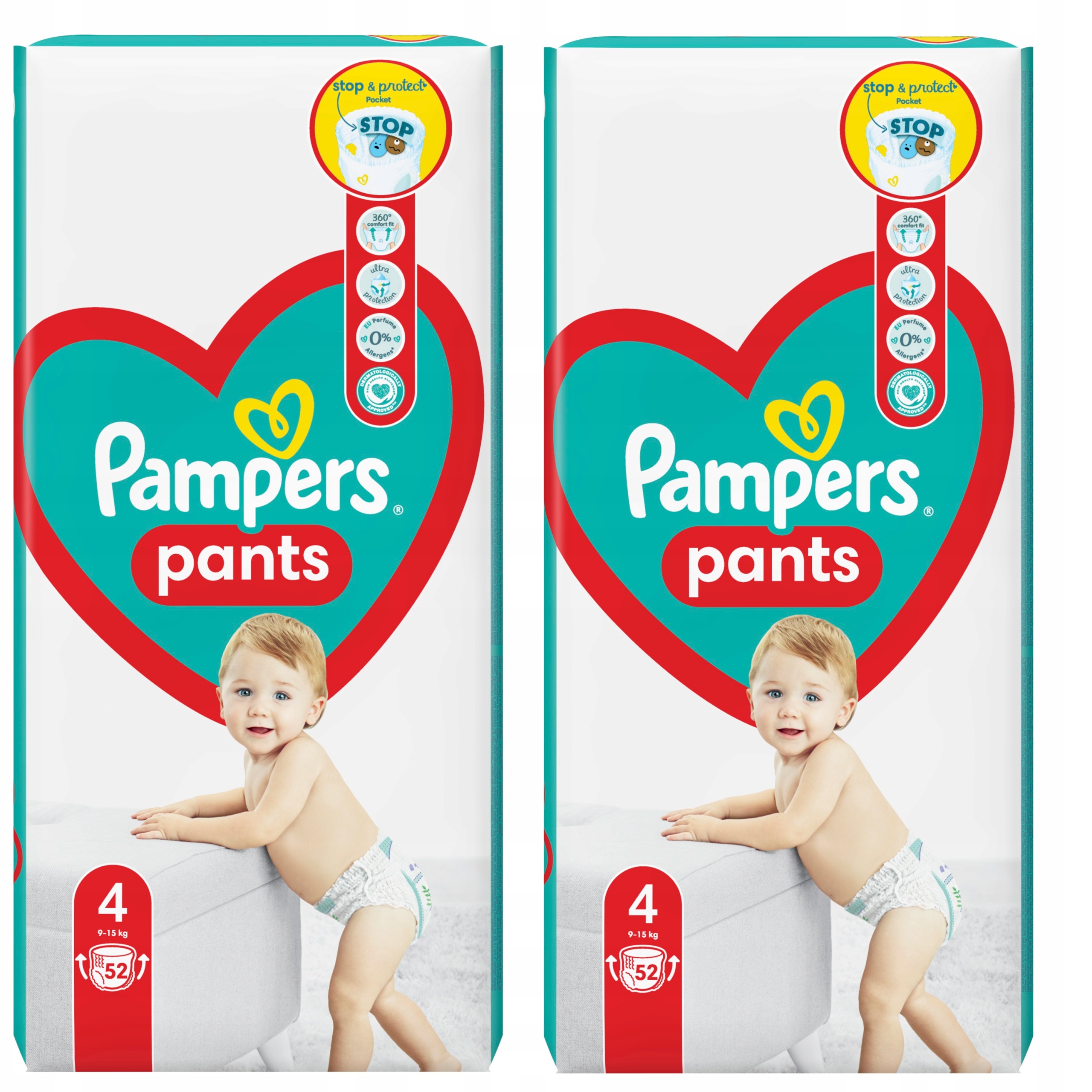 pieluchomajty 4 pampers 49szt