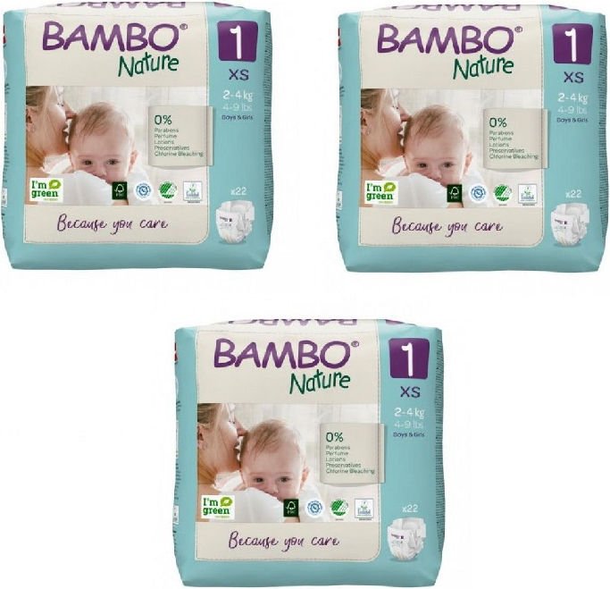 pieluchy bambo nature 3pak