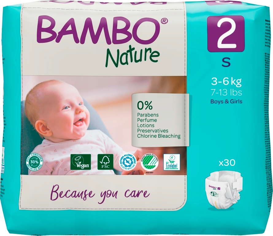 pieluchy bambo nature mini