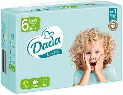 pieluchy dada extra care czy extra soft ceny