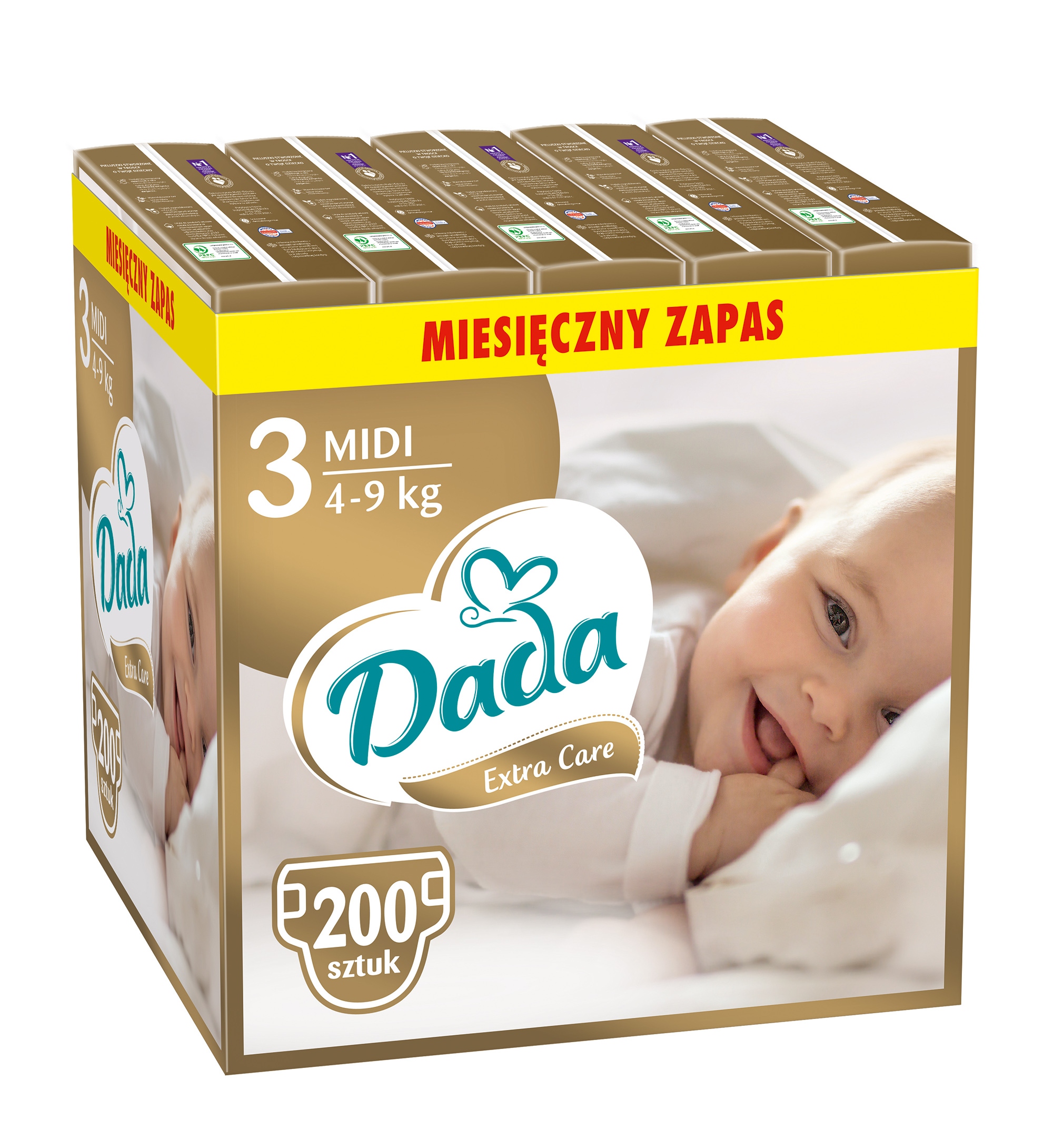 pieluchy dla dzieci dada do 3 kg