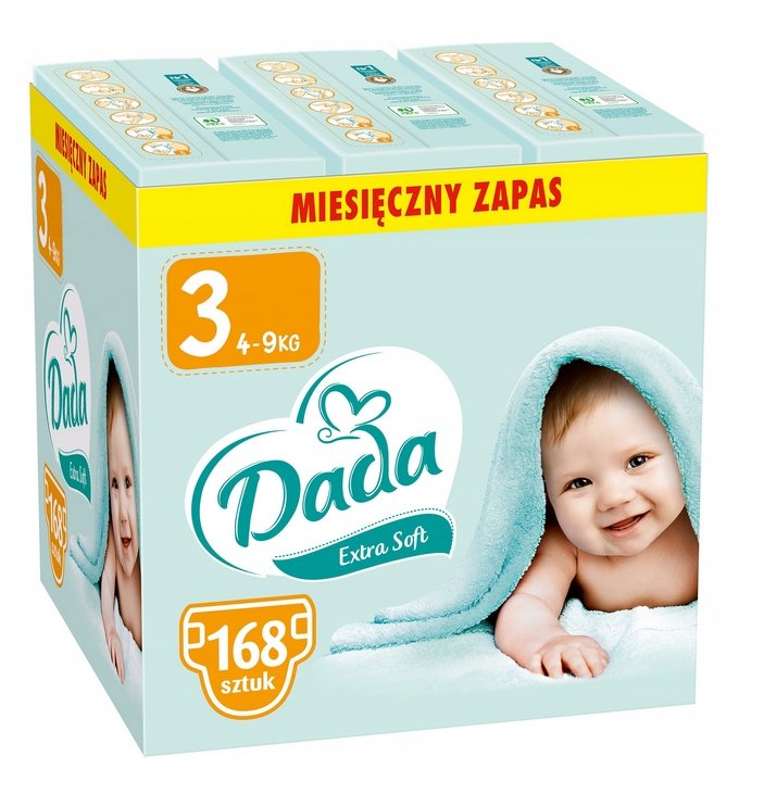 pieluchy jednorazowe dada 9kg