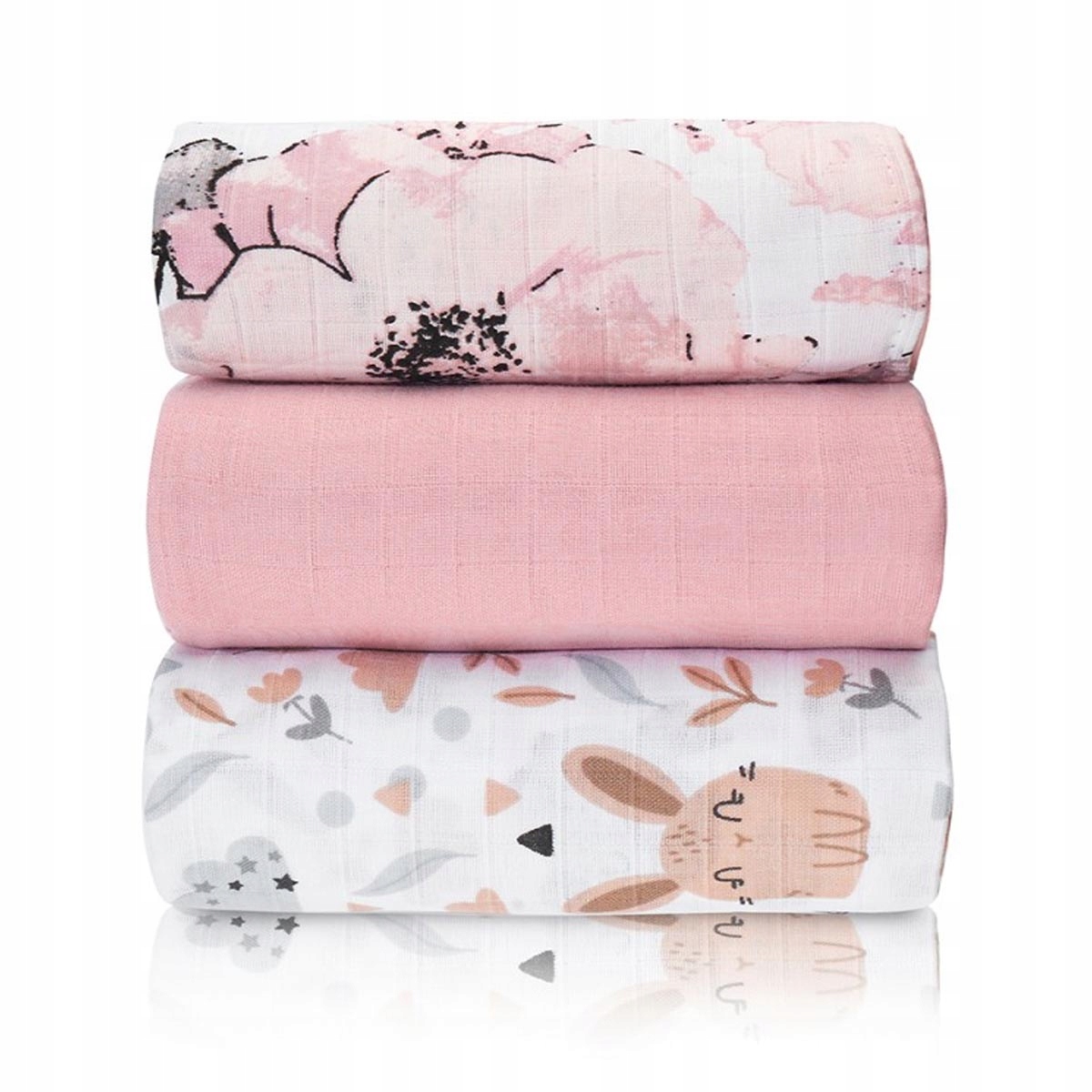 pieluchy muslin roz