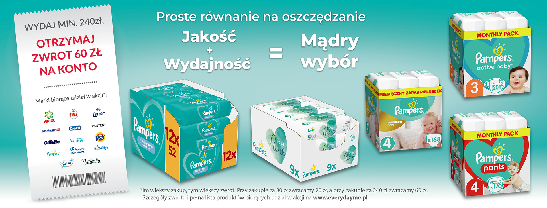 pieluchy newborn pampers na jak długo