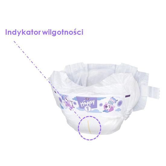 pieluchy pampers 1 z wycieciem na pepek