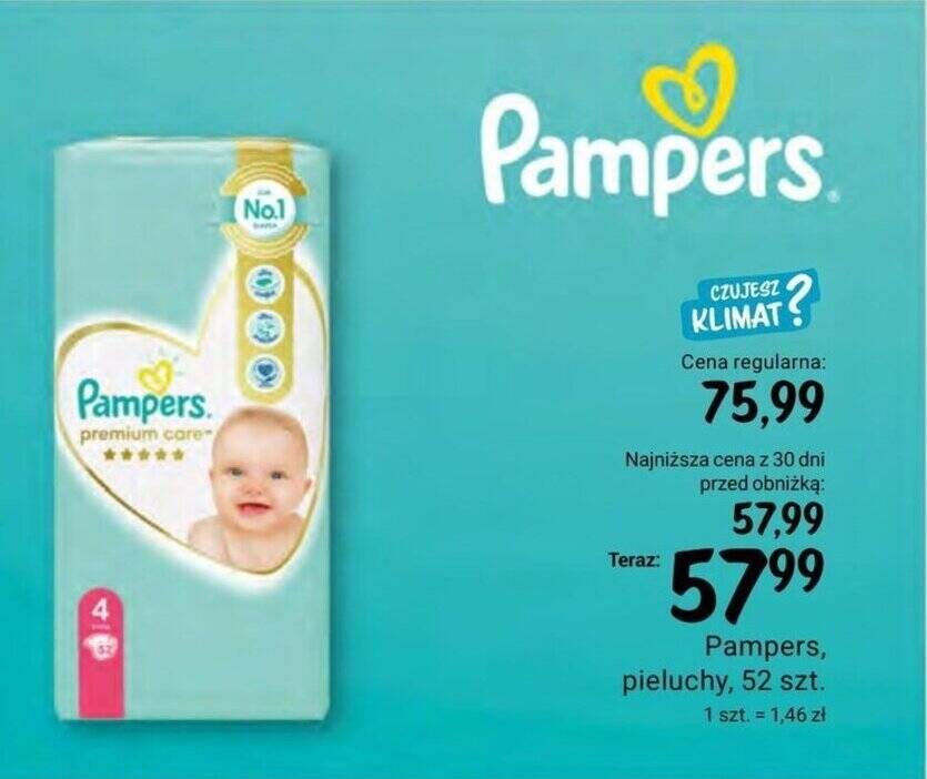 pieluchy pampers 2 cena rossmann