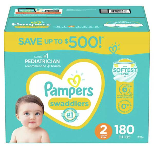 pieluchy pampers 2 pss spolem