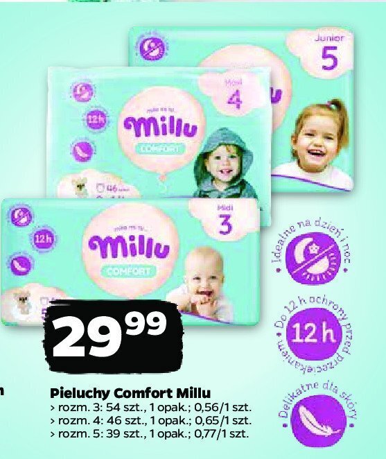 pieluchy pampers 3 promocja netto