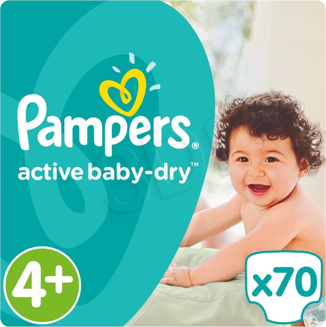 pieluchy pampers active baby-dry 4+