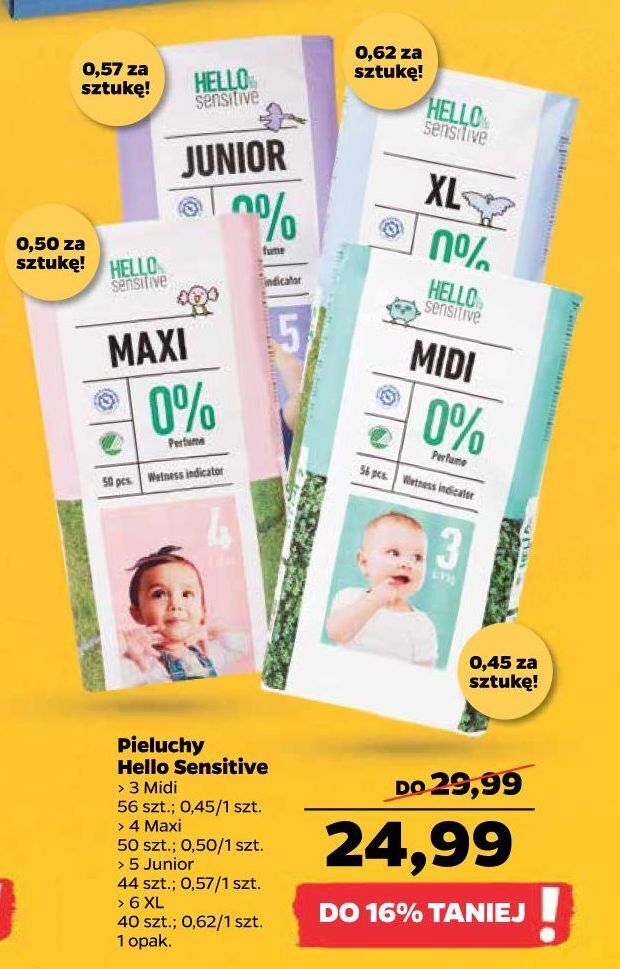 pieluchy pampers netto