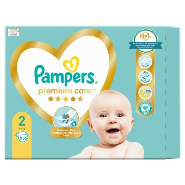 pieluchy pampers premium care 2 cena