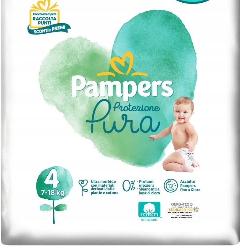 pieluchy pampers pure protection