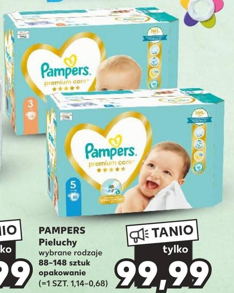 pieluchy pampers sensitive kaufland