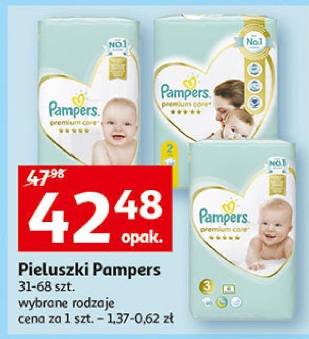 pieluchy pampwrs 3 auchan