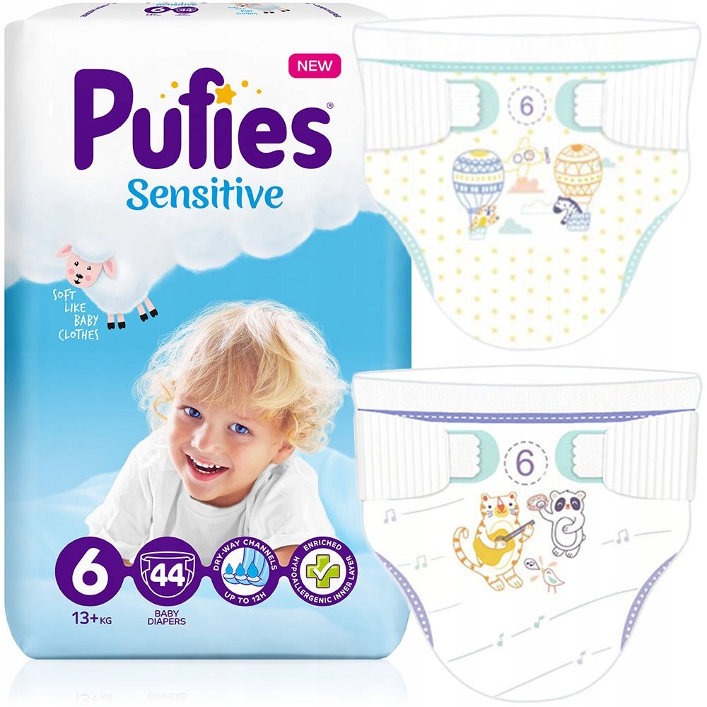 pieluchy pufies sensitive