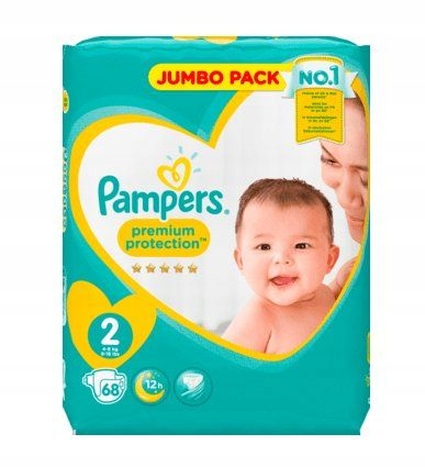 pieluszki pampers 2 niemieckie