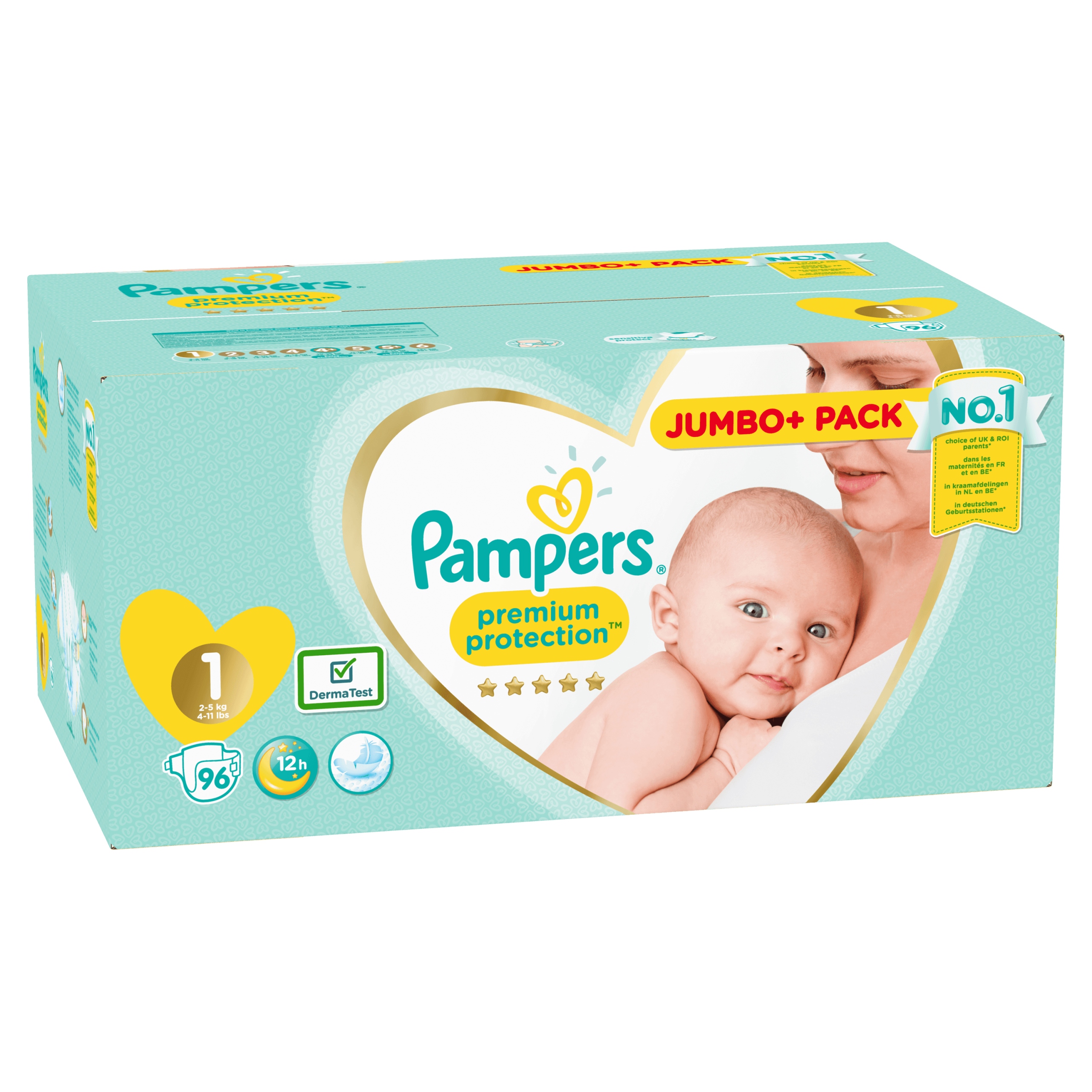 pieluszki pampers premium care rozmiar 1 2-5 kg 22 szt