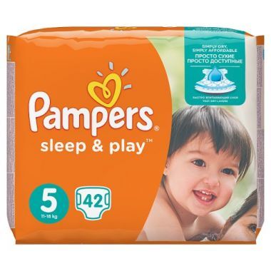 pieluszki sleep&play junior 42 pampers cena