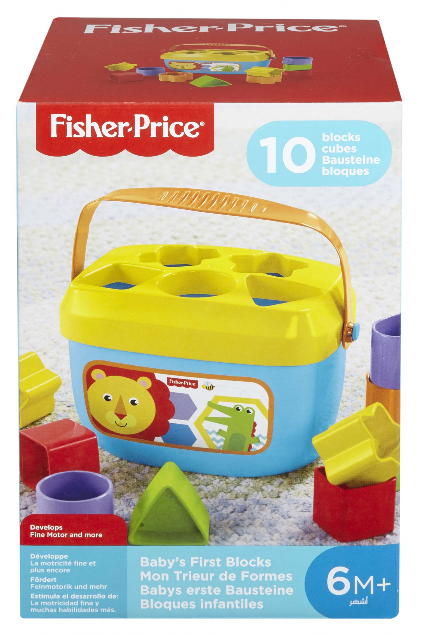 Pierwsze klocki Fisher Price FFC84 dla dziecka