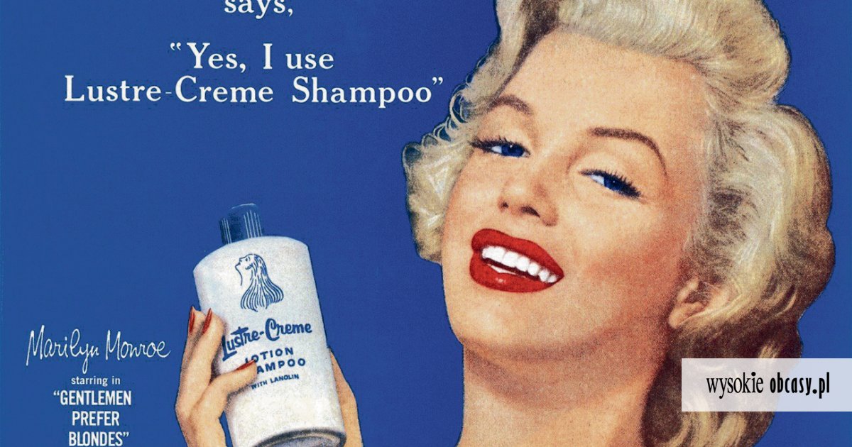 pierwszy szampon do włosów w latach 60