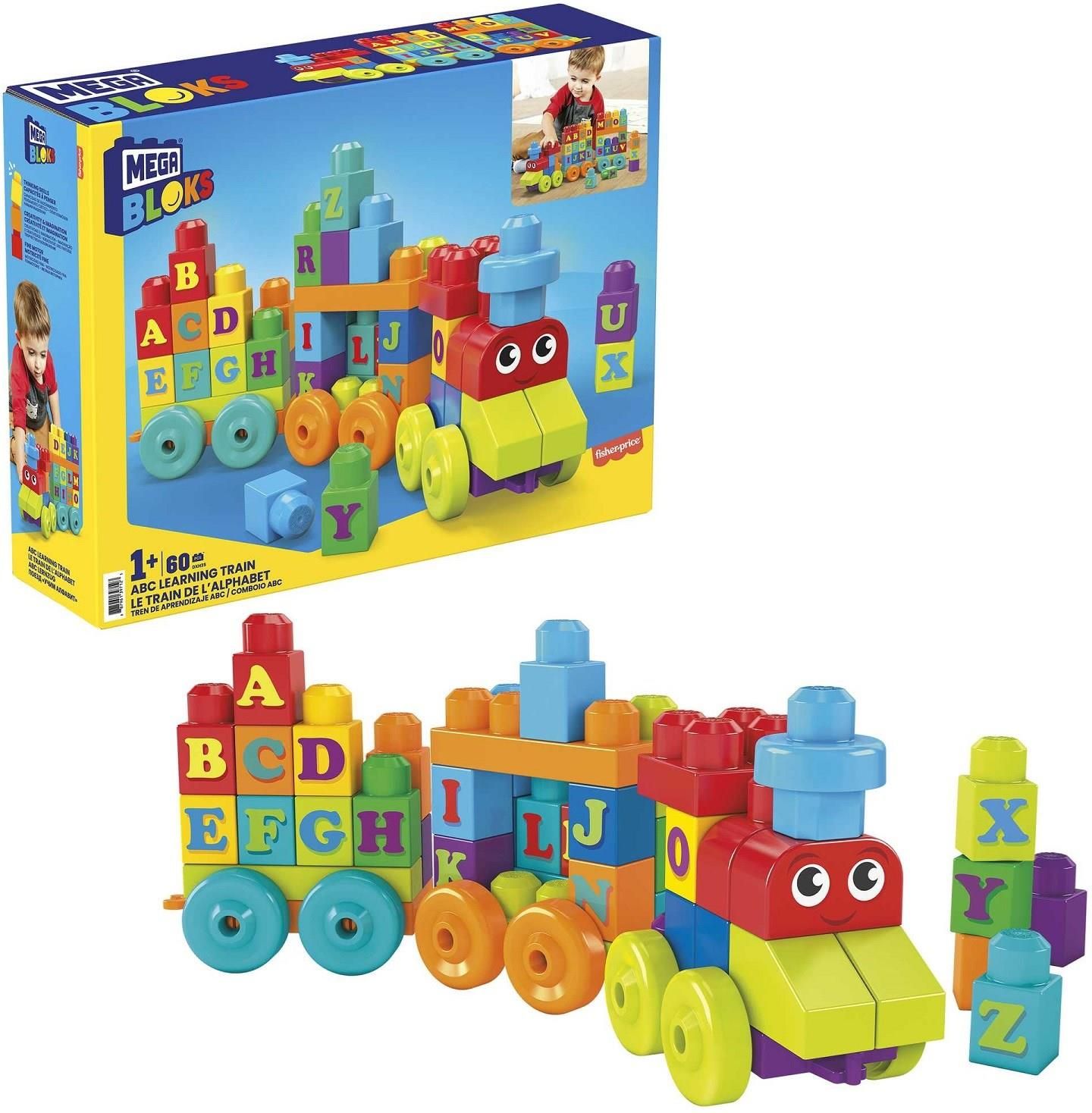 Pociąg do nauki ABC Mega Bloks DXH35