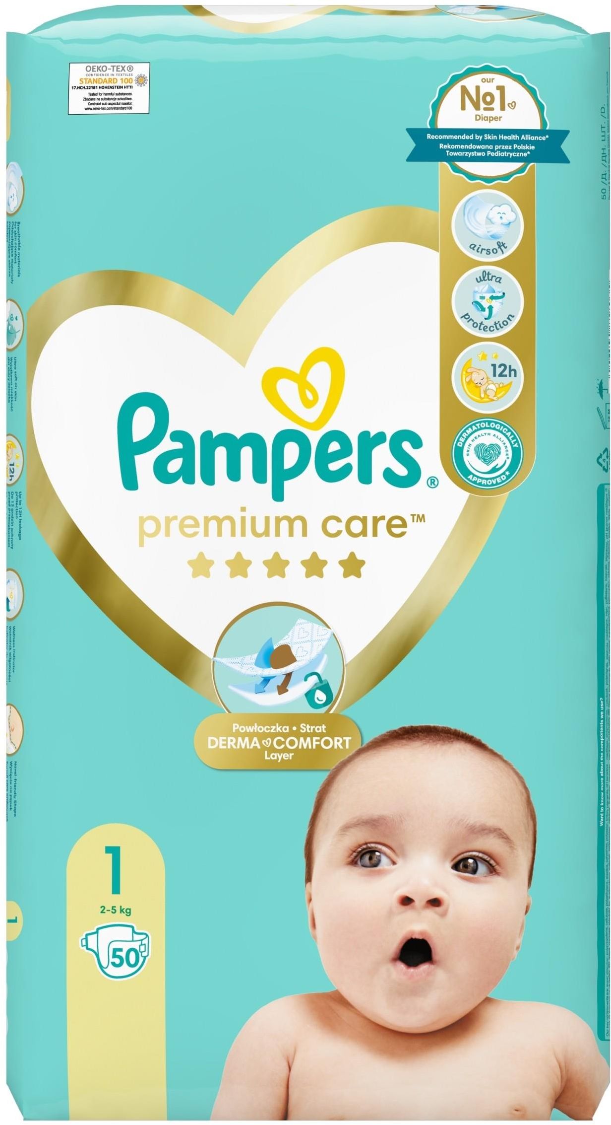 premium care pampers 1 ceneo