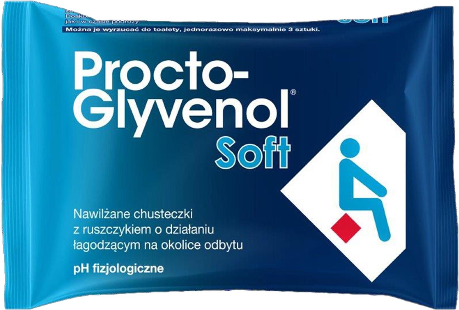 procto-glyvenol soft chusteczki nawilżane 30 szt