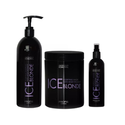 profis ice blonde szampon maska i spray allegro