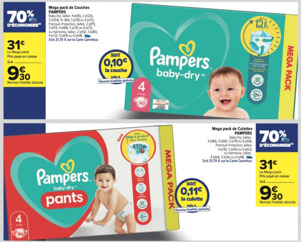 promo pampers carrefour