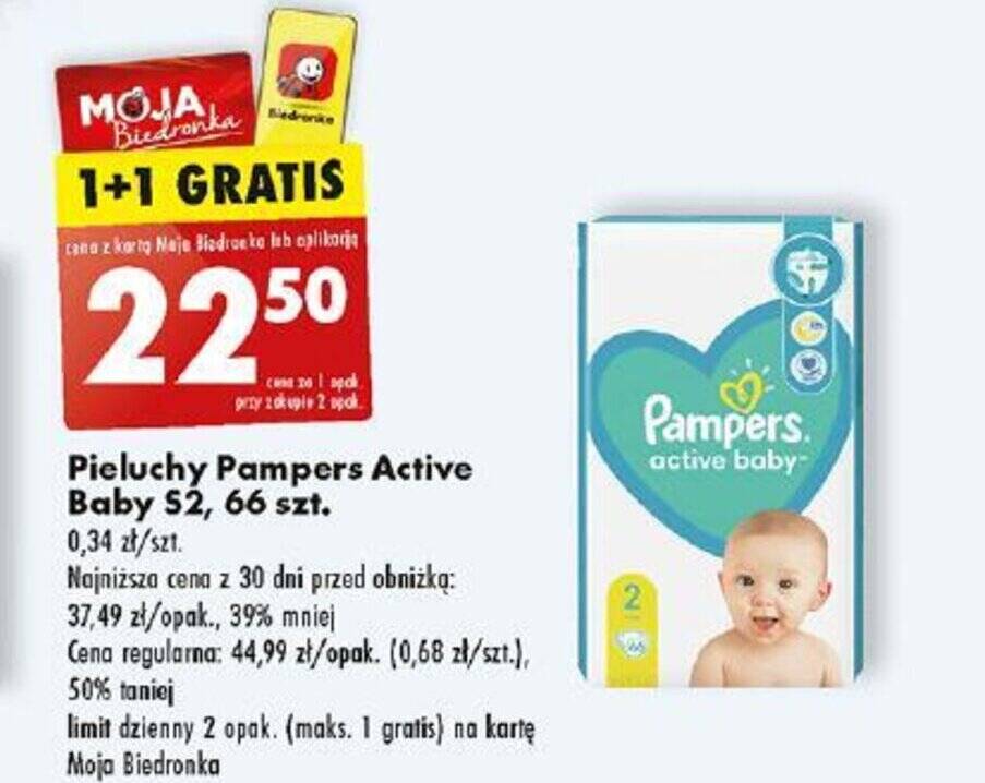 promocja na pieluchy pampers