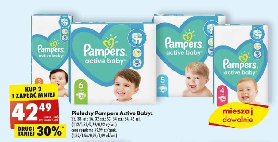 promocja pieluchy pampers 6