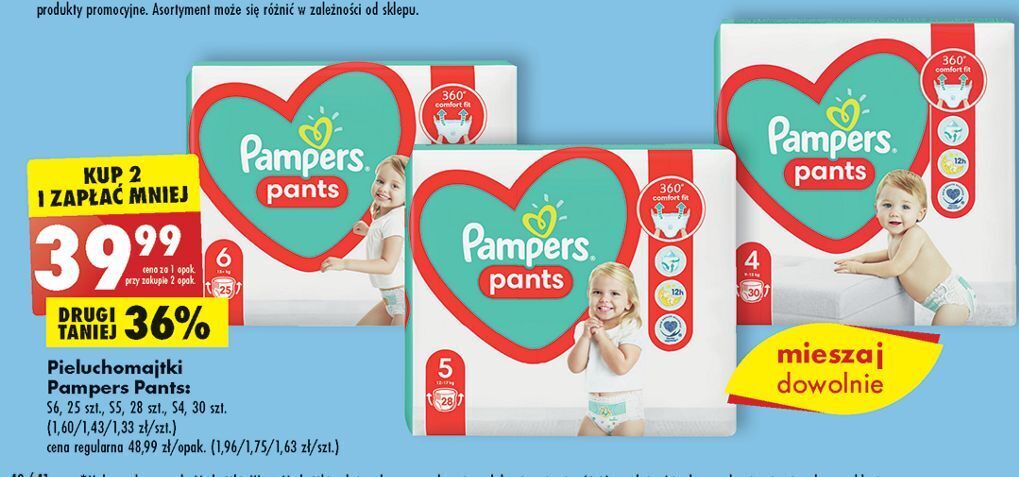 promocje pampers pants 4