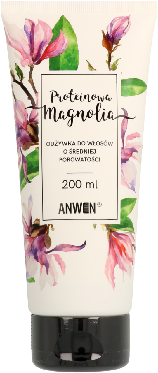 proteinowa magnolia odżywka do włosów o średniej porowatoś