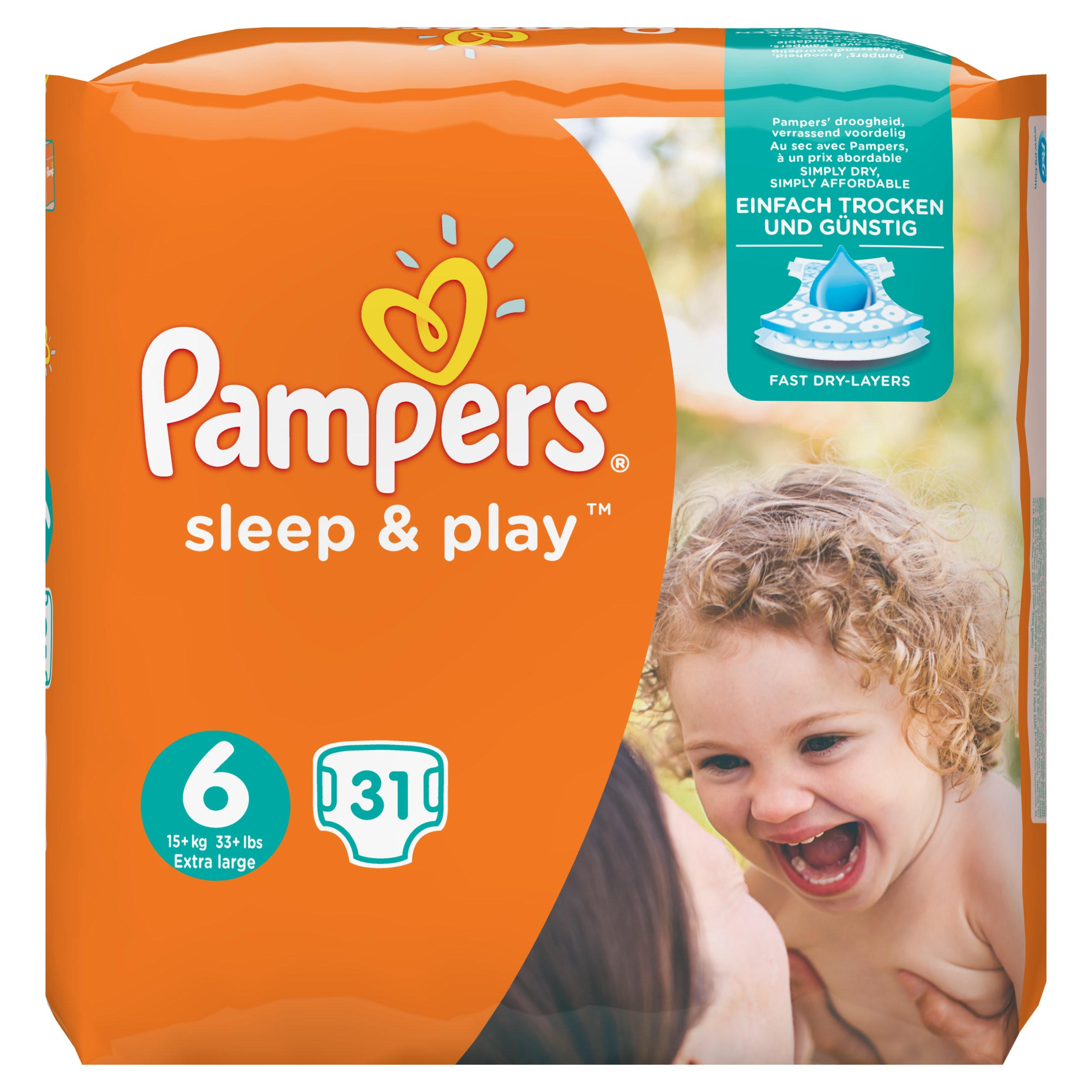 przewiewene pampers sleep&play