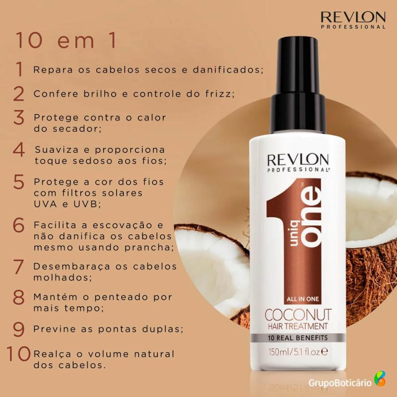 revlon uniq one coconut kosmetyki damskie odżywka do włosów 150ml