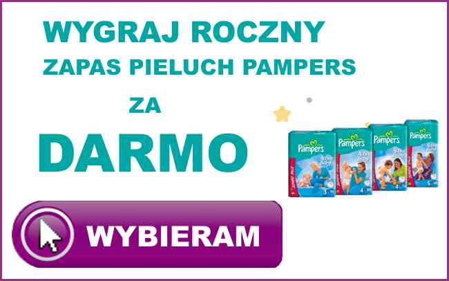 roczny zapas pampers