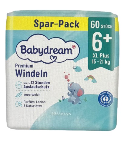 rossmann babydream pieluchomajtki 6 obwód