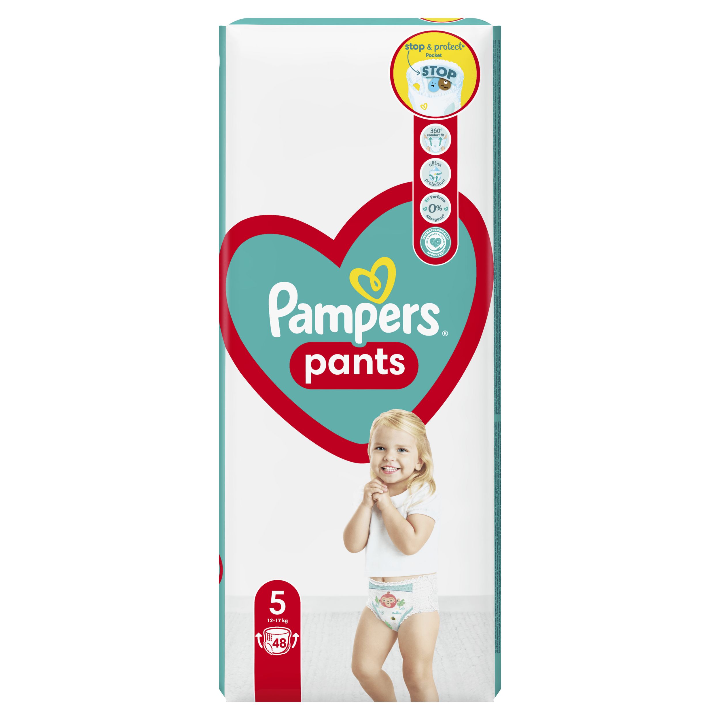 rossmann pampers pants pieluchomajtki rozmiar 5 junior 12-18kg 48 sztuki