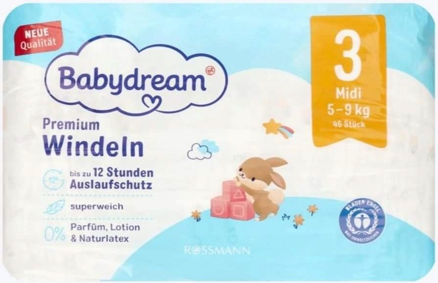 rossmann pieluchy babydream 3cena