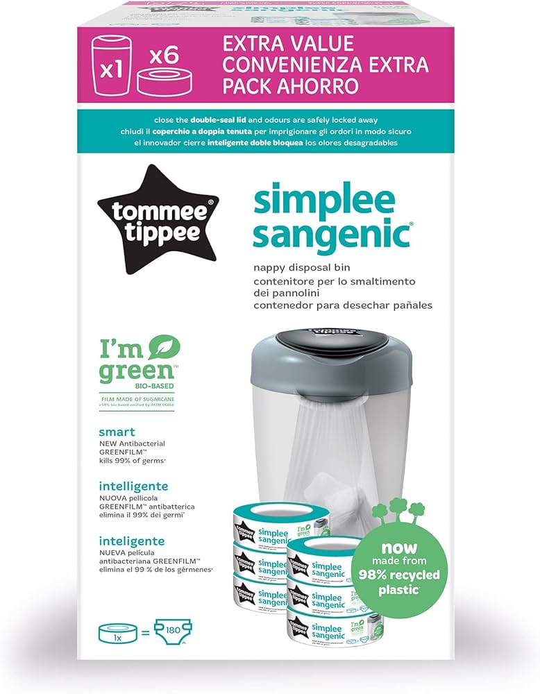 sangenic tommee tippee kosz na pieluchy simplee b