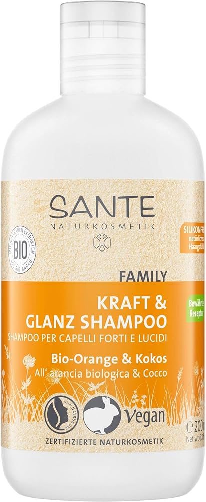 sante family szampon z organiczną pomarańczą