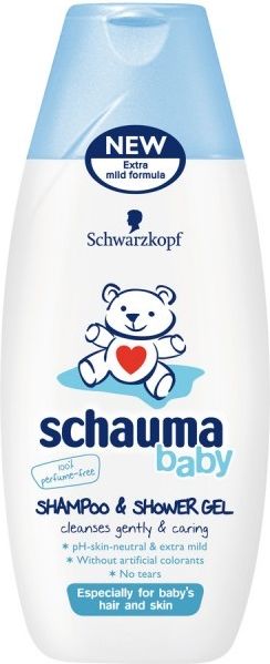 schauma szampon i żel do mycia ciała 250ml baby